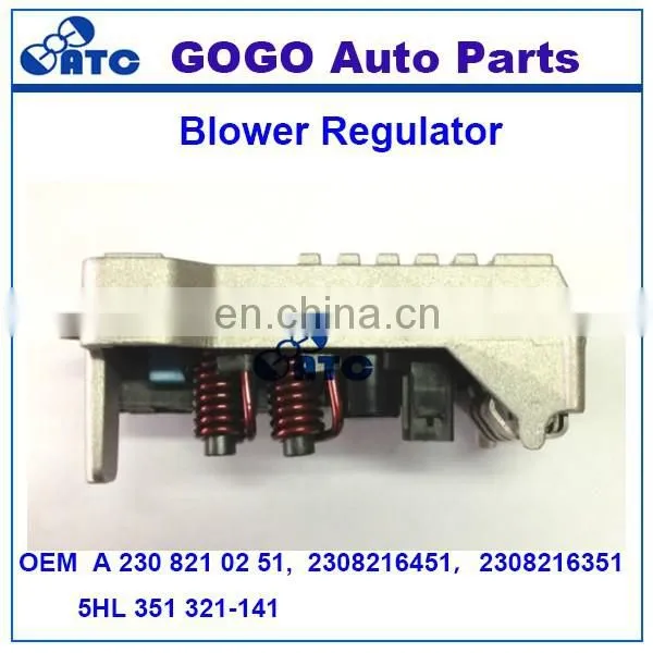 High Quality Heater Blower Resistor for Benz OEM A 230 821 02 51, 2308216451,2308216351,5HL 351 321-141 photo-3