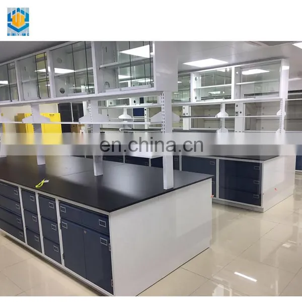 Manufacture Laboratory Work Bench Chemistry Physics Laboratory Table With Shelves photo-4