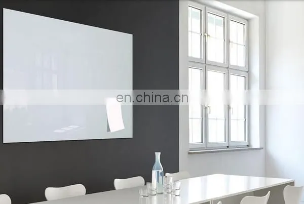 Large Size Glass Magnetic Dry Erase White Board Used in Meeting Room photo-5