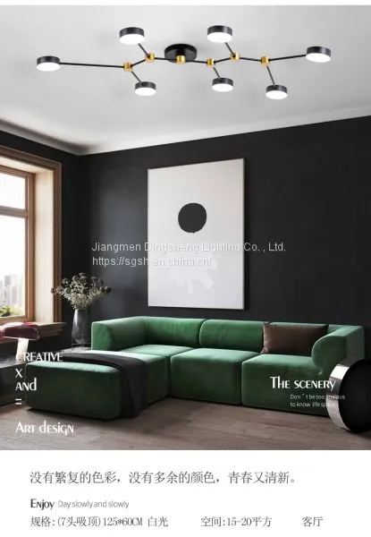 Led Modern Light Luxury Living Room Chandelier Chandelier, Living Room Nordic Restaurant Creative Simple Bedroom Chandelier photo-5