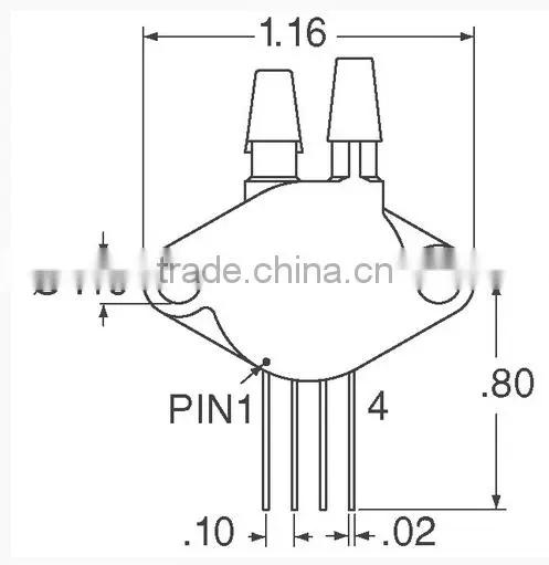 (New and Original)IC Components Parts XPC01DTC Pressure Sensors Transducers Transmitter XPC SENSOR DIFF VACUUM GAUGE 1PSI photo-2