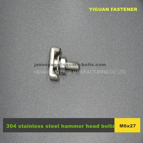 Stainless Steel T Head Bolts