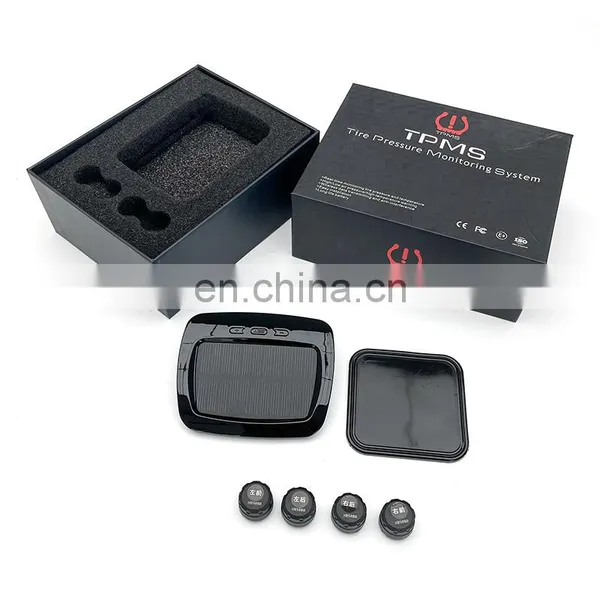 Solar Power Universal TPMS Car Tire Pressure Temperature Monitoring System Sensor photo-2