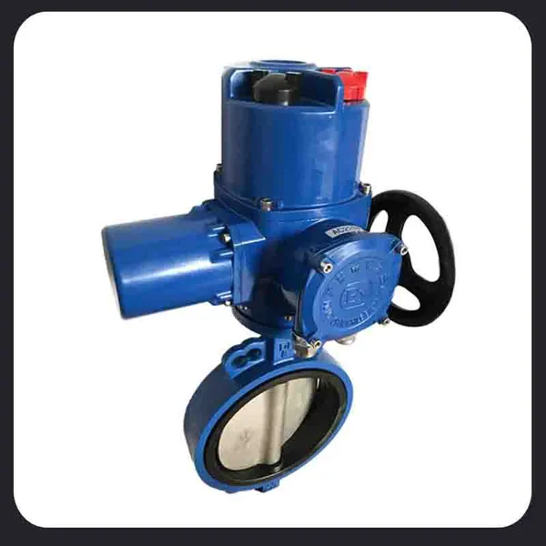 Wafer Type Electric Butterfly Valve DN15 Network Connection Control photo-3
