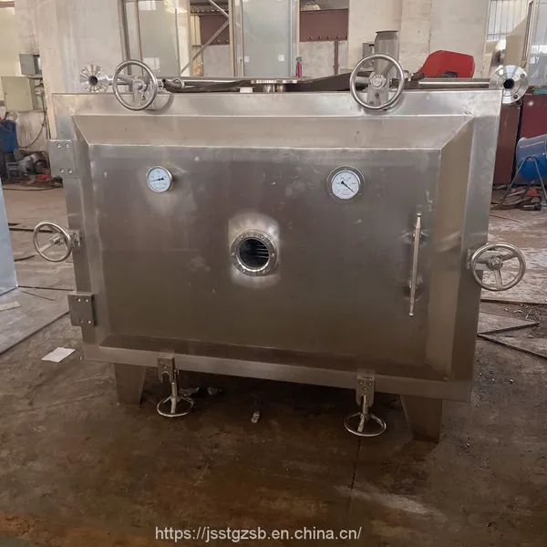 Graphite Powder Square Vacuum Dryer Tenebrio Lyophilizer Agricultural Products Vacuum Dryer photo-2