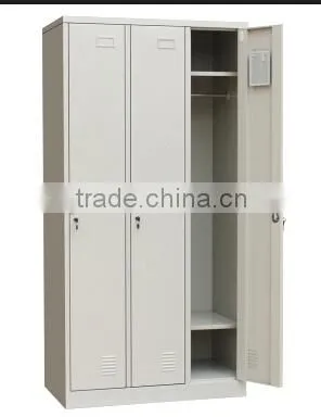 2 Door Knock Down Steel Wardrobe Storage School Lockers photo-5