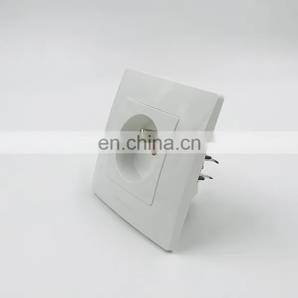 Afortec Hot Selling French Standard White Wall Power Socket White Senior Socket Household and Hotel Wall Socket photo-3