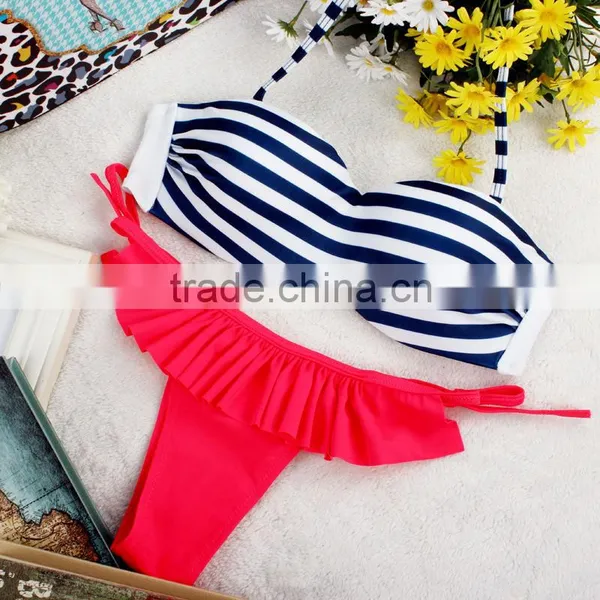 New Women Paded Bra Underwear Bikini Set photo-2