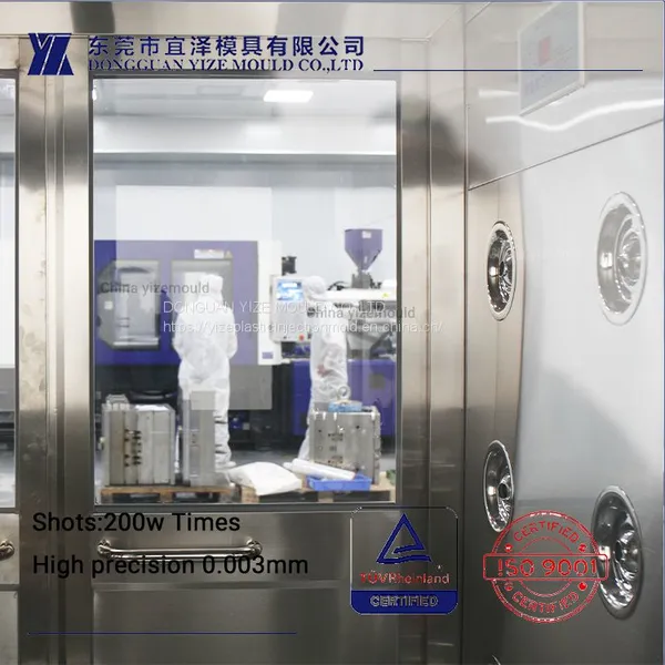 Teflon™ PFA 440HPB Teflon Plastic Injection Mold Mould Produced in a 100,000-class Clean Room