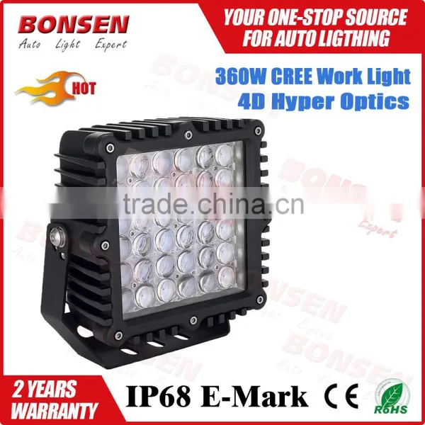 360W Headlight Led Work Light Round the Cheapest in Market CE 1150LM photo-2