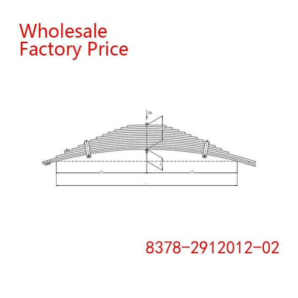 8378-2912012-02 Leaf Spring TRAILER Wholesale For MAZ photo-2