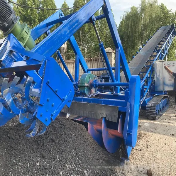 Nongyou Spiral Material Picking Machine, Belt Conveyor for Loading and Storing Grains in Granaries, Fully Automatic Crawler Walking Feeder photo-4