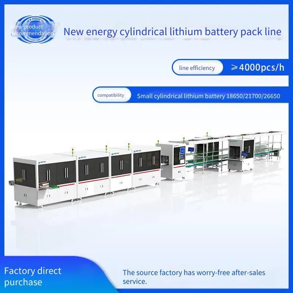 Non-standard Customized Production Line for Small Cylindrical Battery Pack Pack, Energy Storage Cells, and Power Battery Assembly photo-3