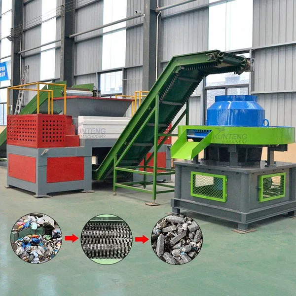 Automated Waste Sorting System Municipal Solid Waste Derivative RDF Equipment EPC