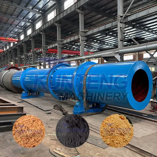 Professional Coconut Fiber Rotary Drum Dryer Machine Industrial Coir Husk Peat Drying Machine Line