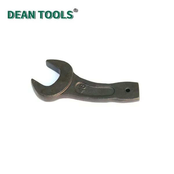 Industrial Grade Bent Striking Open End Wrench, 45# Steel, Impact Open End Spanner，Bent Open End Wrench photo-3