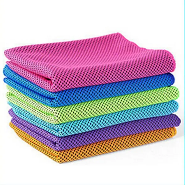 Microfiber Cooling Neck Towel Summer Heat Relief Quick Dry Ice Towel for Sports Training Camping photo-5