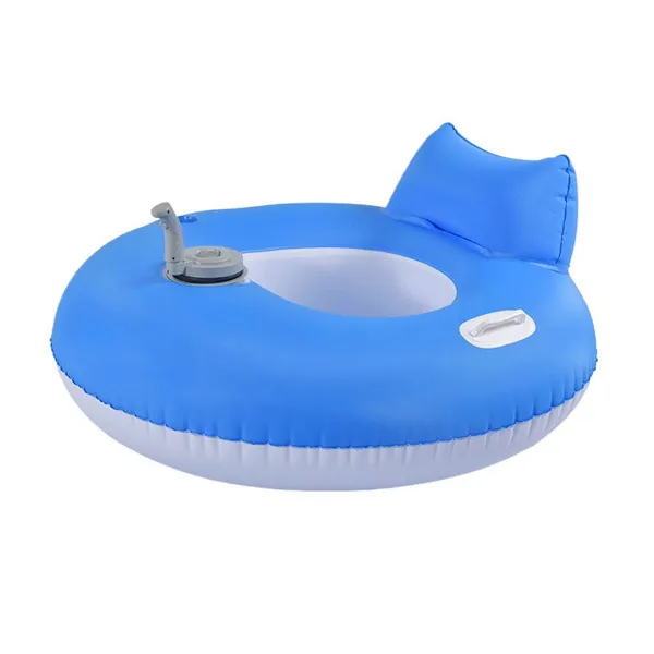 Cross-border Luxury Floating Electric Inflatable Float, Adult Recliner Float With Backrest and 360-degree Propeller Motor