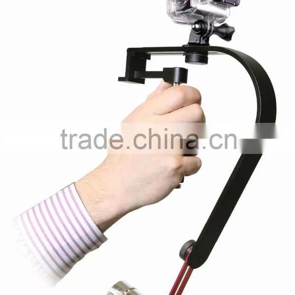 Poplar Video Stabilizer for GoPros, Smartphones, Cameras & Camcorders With Smartphone Holder & GoPros Adapter,steadycam photo-3