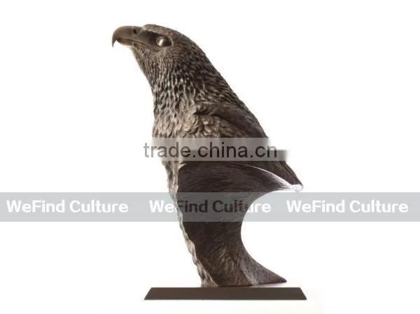 Metal Casting Bronze Sculpture Eagle Animal Statue photo-3