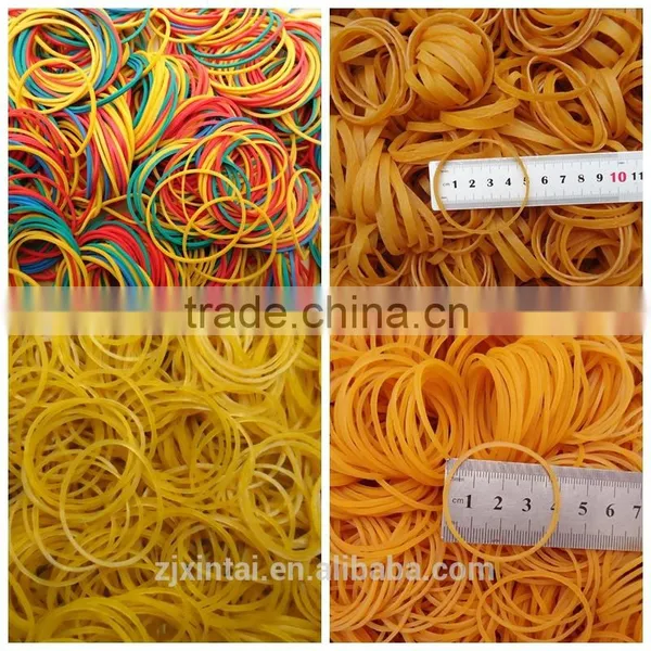 Strong Yellow Color Elastic Rubber Bands Office Packing Supply Quality Choice photo-2