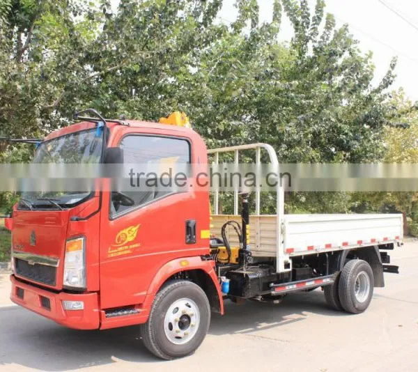 Howo 4*2 2T Ton Truck Mounted Crane for Sale SQ34Z2 photo-2