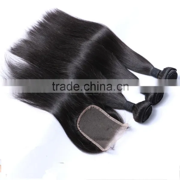 Distributors no Shedding Good Quality Bundle Peruvian Human Hair Bundles With Closure Supplier's Choice photo-6
