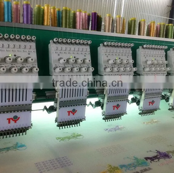 9 Needles 22 Heads Flat Embroidery Machine photo-3