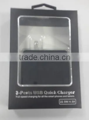 CE RoHS FCC Qualcomm Certified 3 Usb Quick Wall Charger With Quick Charge 2.0 Wholesale photo-6