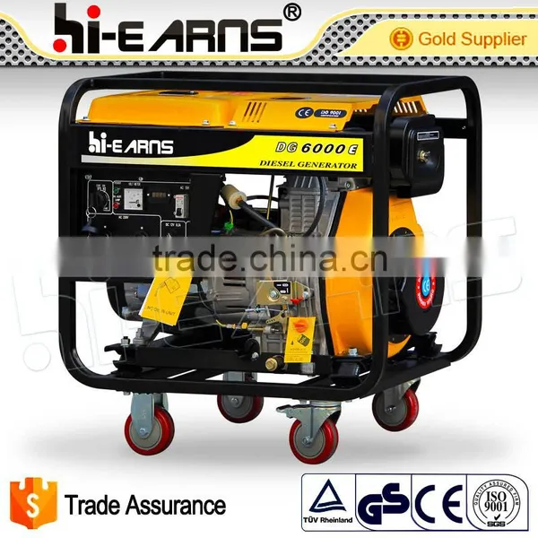 5kw Open Frame Omni Directional Wheel Diesel Generator Prices photo-2