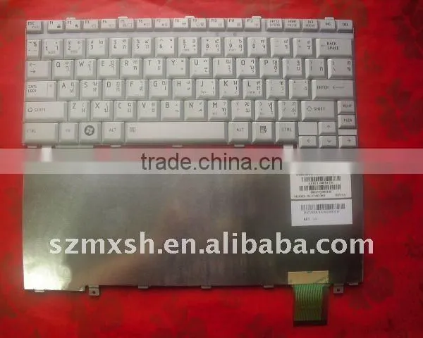 Silver Laptop Keyboard for Toshiba U300