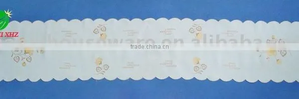 100% Polyester Embroidery Table Runner Houseware Household Textile