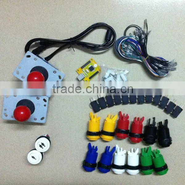 Arcade Mame DIY KIT FOR 2 Players PC PS/3 2 IN 1 to Arcade Joystck Interface USB 2 Player MAME Interface USB to Jamma Mame