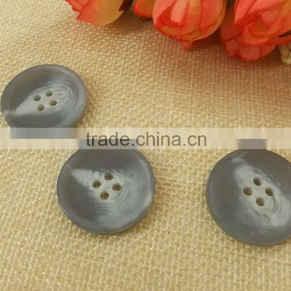 Resin 4 Holes Faux Horn Button photo-5