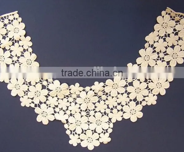 Fancy 100% Cotton Water Soluble Neckline Collar For Women -- S1404 photo-2