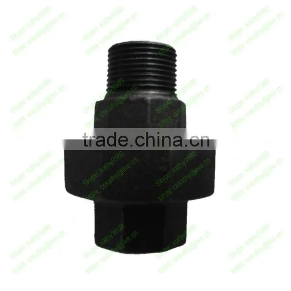 Malleable Iorn Black Union M&F Conical Joint Iron to Iron Seat