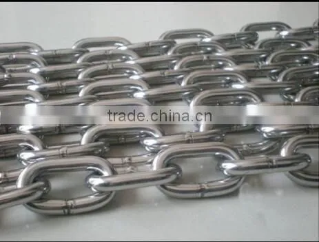 2016 CHINA MANUFACTURER STAINLESS STEEL DIN763 WELED CHAIN SHORT LINK CHAIN RIGGING HARDWARE photo-3