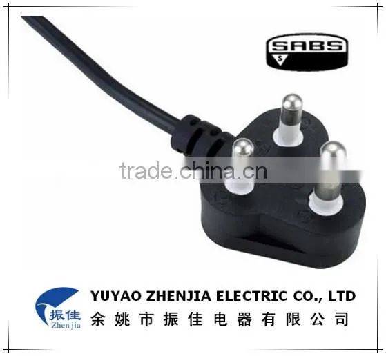 SABS South Africa Power Plug 3 Round Pin / South Africa Power Plug photo-4