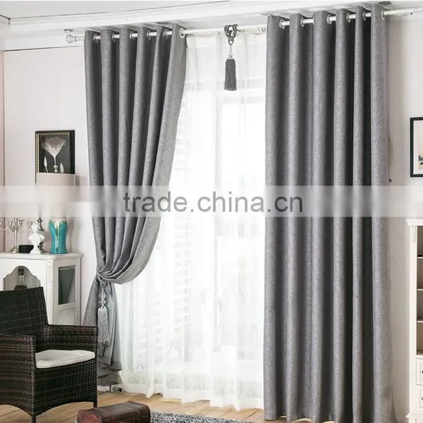 Cheap Curtain Fabric 100% Linen Blackout Curtain Fabric Fabric for Curtains photo-6