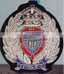 2015 China Gold/Sliver Embroidered Bullion Shoulder Patch photo-5