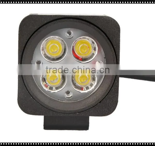 12W Squar LED WORK LIGHT LAMP OFFROAD; ATV BOAT JEEP Truck SUV 4WD photo-5