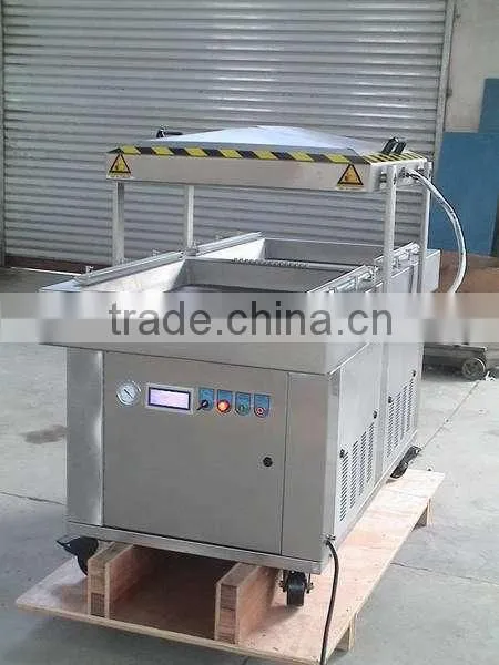 Quickly-frozen Foods Double Chamber Automatic Pendulum Cover Vacuum Packing Machine Hand Held Vacuum Packing With CE Certificate photo-2