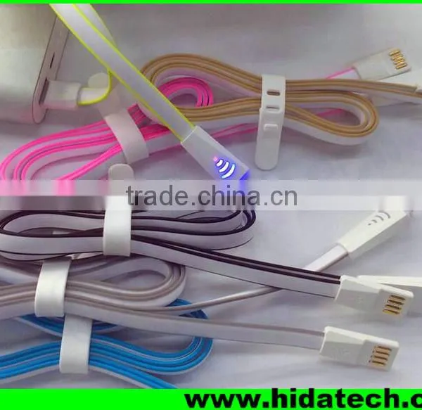 Hot Selling 1M Flat Noodle USB Charging Cable for IPhone 6s Phone Cable photo-6