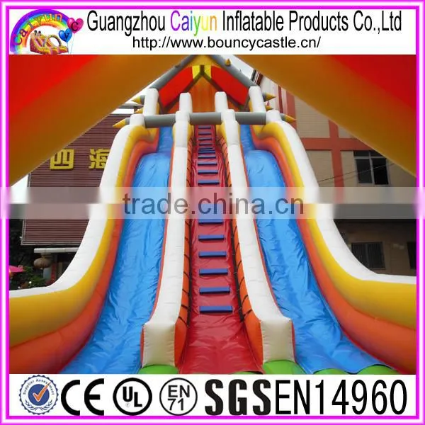 Hot Sales Inflatable Dry Slide With Mini House photo-2