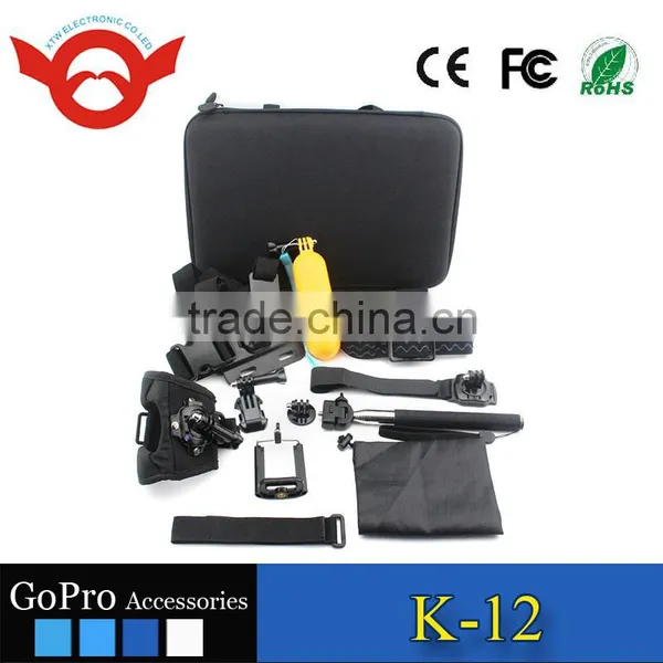 Wholesale XTW 12-in-1 Essential Camera Accessories Kit for GoPro HERO 2/3/3+/4/4 Session photo-3