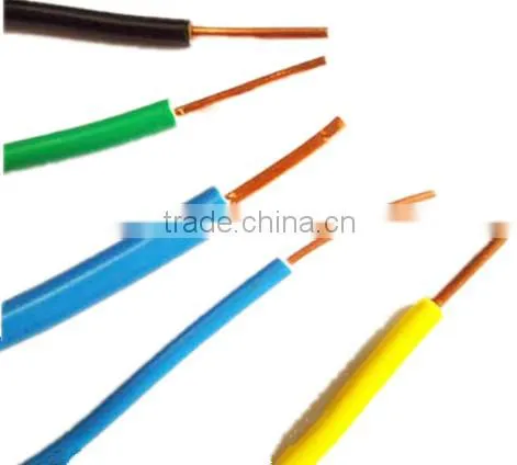 450/750V Copper or Aluminum Core BV/BLV PVC Insulated Electrical Cable photo-2