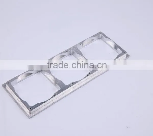 6063 Extruded Aluminum Block With Anodizing and CNC Machining photo-3