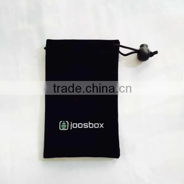China OEM Embroidered Velvet Pouch Black photo-5