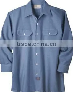 Men 100% Cotton Comfortable Work Shirts Wholesale