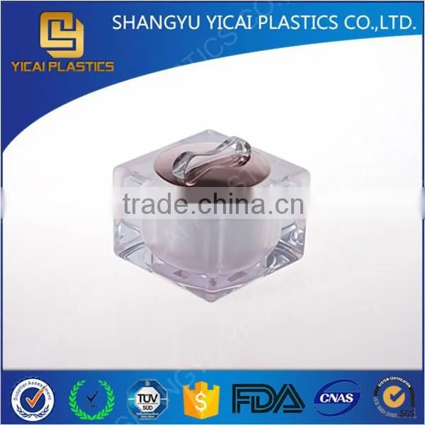 OEM Skin Care Jar, Acrylic Plastic Jars, New Square Cosmetics Container photo-6